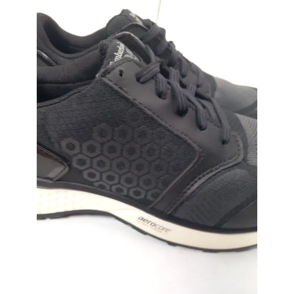 Timberland PRO Reaxion Black/Black Safety Shoes Womens Sz 9 Composite Toe